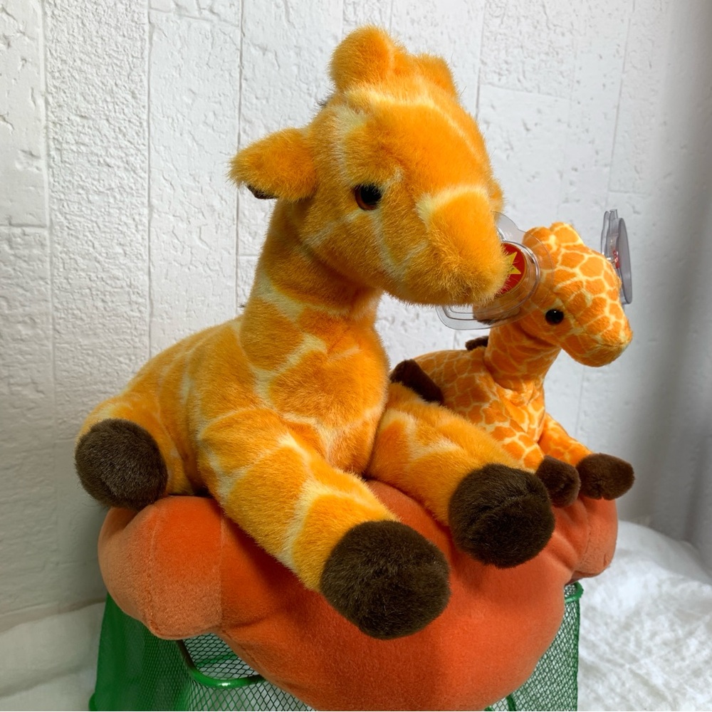 Vintage ❤️Ty Twigs Beanie Baby and Twigs Beanie Buddy SET / NWT 1995/98